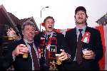 Eindhoven 30 april 2000
PSV landskampioen 1999-2000
Erik Gerets Arnold Bruggink en Ronald Waterreus
