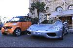 Monaco 14 april 2000
Paarden concours in Monaco.
Ferrari en een smart