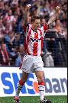 Eindhoven, 30 april 2000
PSV Landskampioen 
Feest na de wedstrijd PSV-RKC, eindstand 7-1
Johann vogel
