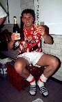Eindhoven, 25 mei 1997
PSV Landskampioen
Op de foto  LUC NILIS met champagne