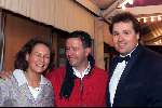 Monaco 15 april 2000
Paarden concours  in Monaco.
Marc Brouwer (r) met zijn ruiter en zijn vrouw (l)