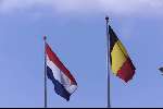 Den Bosch 6 april 2000
Bezoek Koning Albert en koningin Paola en koningin Beatrix 
aan Den Bosch.
De Nederlandse vlag en Belgische vlag