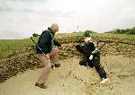 Jameson Golfwedstrijd in Dublin
Portmarnock Links Golfclub hole 12 152 meter
13april 2000
Golfen in schotland  Hoge Bunkers