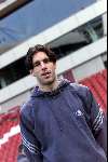 Eindhoven 14 april 2000
Ruud v Nistelrooy met Max voor spieren voor spieren.