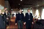 Eindhoven, 21 april 2000
Persconferentie Ruud v Nistelrooy nadat bekend is gemaakt dat hij gaat tekenen voor Manchester United hier met zijn manager Roger Lindse