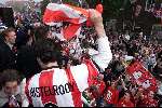 Eindhoven 30 april 2000
PSV landskampioen 1999-2000
Ruud v Nistelrooij op de boerenkar