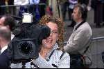 Amsterdam 26 april 2000
Premiere Lek in Tushinsky
Tatum Dagelet als cameravrouw