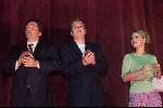 Amsterdam 26 april 2000
Premiere van LEK in Tushinky .
vlnr  Victor Low, Thomas Acda en Ricky Koole