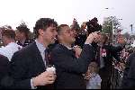 Eindhoven 30 april 2000
PSV landskampioen 1999-2000
Wilfred Bouma en Patrick Lodewijks