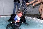 Eindhoven 30 april 2000
PSV landskampioen 1999-2000
Willibrord Frequin in bubbelbad PSV