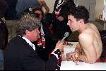 Eindhoven 30 april 2000
PSV landskampioen 1999-2000
Willibrord Frequin met Mark v Bommel