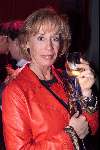 Amsterdam, 11 april 2001
Feest t.g.v. 60 jarige JOOP BRAAKHEKKE
Joke Bruijs met glas wijn