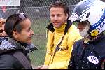 Zolder 23 april 2001
Koen Wauters(Clouseau) racen op zolder
hier met zijn vrouw