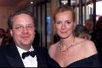 Den Haag 20 april 2001
Uitreiking Musical awards in het circustheater.
Marijke Schaaphok met man