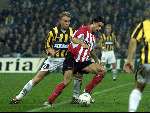 Arnhem, 15 April 2001
Wedstrijd Vitesse-PSV, eindstand 0-0
Ruud v Nistelrooy