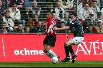 Eindhoven 15 maart 2002
PSV-Feyenoord
Wilfred Bouma en Brett Emerton