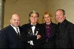 Dussen 26 april 2002
Jacques Herb  en zijn vrouw Dinie bij lintje
met de Durzakkers Willem v Schijndel en Clemens v Bragt