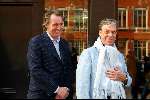 Amsterdam 11 april 2002
Opening restaurant Joop Braakhekke
Frans Molenaar   met vriend