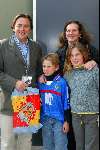 Kaatsheuvel 21 april 2002
50 jarig bestaan van de efteling en premiere show Hans Klok.
Hans Wijers met gezin