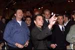 Veldhoven 28 januari 2001
VVCS Voetbalgala bij koningshof in Veldhoven.
Raymond v Barneveld en Jan Heintze darten