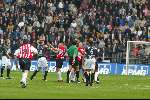Eindhoven 14 april 2002
PSV-Feyenoord 2-0
Ruzie Jon DahlTomasson en Wilfred Bouma