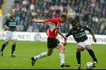 Eindhoven 15 maart 2002
PSV-Feyenoord
Kasper Bogelund  Leonardo