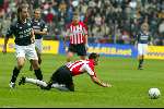 Eindhoven 14 april 2002
PSV-Feyenoord 2-0
Kezman en Patrick Pauwe