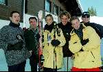 Prinses Marilene, Prins Maurits, Prins Pieter, Marc v d Linden en fotograaf Edwin smulders  in Leogang Oostenrijk
30 December 1998