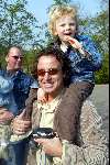Kaatsheuvel 21 april 2002
50 jarig bestaan van de efteling en premiere show Hans Klok.
Marco Borsato met Luca Borsato