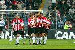 Eindhoven 15 maart 2002
PSV-Feyenoord
PSV blij
Jan Vennegoor of Hesselink Kasper bogelund Kevin Hofland