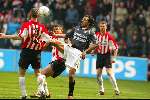 Eindhoven 14 april 2002
PSV-Feyenoord 2-0
Pierre v Hooijdonk en Wilfred Bouma