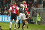 Eindhoven 14 april 2002
PSV-Feyenoord 2-0
Pierre v Hooijdonk en Wilfred Bouma