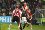 Eindhoven 14 april 2002
PSV-Feyenoord 2-0
Pierre v Hooijdonk en Wilfred Bouma