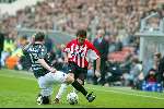 Eindhoven 14 april 2002
PSV-Feyenoord 2-0
Ramzi en Brett Emerton