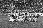 Stuttgart 25 mei 1988
Vreugde bij Ronald Koeman na een gescoorde penalty na de
verlenging tegen Benfica.