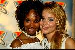 Rotterdam 13 april 2002
TMF Awards in ahoy
Yasmine Sendar en Froukje de Both