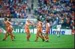 Munchen, 25 juni 1988 Finale Europees Kampioenschap 1988
Finale Nederland-Rusland, eindstand 2-0
1-0 door Ruud Gullit en 2-0 door Marco v Basten
Ronald koeman Adri v tiggelen Gerald Vanenburg Gerrie Muhren