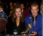 Dennis Bergkamp met vrouw
Voetballer van het jaar