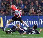 Eindhoven, 18 maart 2001
Kompetitie PSV-FC Utrecht, eindstand 5-1
Dennis Rommedahl