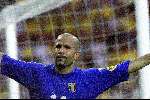 19 juni 2000
Italie-Zweden in het PSV stadion.
Di Biagio blij na zijn doelpunt