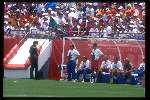 Dick Advocaat Rinus Israel tijdens het wereldkampioenschap voetbal USA 1994