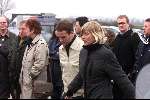 Goes 22 april 2001
Begrafenis van Blof gitarist Chris Gotte.
Erben Wennemars en Renate v d Zalm