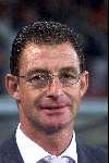 Eindhoven, 15 maart 2001
UEFA Cup 1/4 finale PSV-FC Kaiserslautern, eindstand 0-1
Ernie Brandts (Assistent trainer PSV ) met bril
