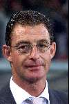 Eindhoven, 15 maart 2001
UEFA Cup 1/4 finale PSV-FC Kaiserslautern, eindstand 0-1
Ernie Brandts (Assistent trainer PSV ) met bril