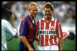 Erwin Koeman met zijn broer Ronald koeman