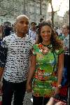 Amsterdam 16 april 2003
premiere van god los.
fajah lourens met vriend
