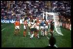 1992 Milaan  Nederland-Duitsland 1-2
Rode kaart voor Frank rijkaard met verder Ronald koeman Hans v Breukelen ruud Gullit Berry v Aerle Lotha Mattheus Rudi Voller