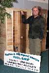 Geldrop 24 maart 2001
Gordon bij Sauna en Whirlpool centre in Geldrop voor
een infrarood voor zijn reuma.