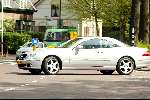 Laren 29 april 2003
gordon in zijn nieuwe mercedes cl 500