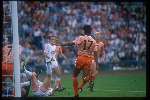 Munchen, 25 juni 1988 Finale Europees Kampioenschap 1988
Finale Nederland-Rusland, eindstand 2-0
1-0 door Ruud Gullit en 2-0 door Marco v Basten
Hans v Breukelen